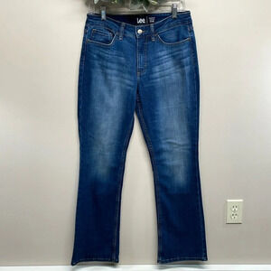 NWT Lee Mid Rise Regular Fit Bootcut Denim Jeans 10M
